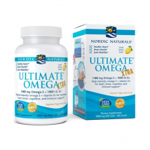 Kwasy Tłuszczowe Omega Nordic Naturals Ultimate Omega xtra 1480mg 60softgels Cytrynowy