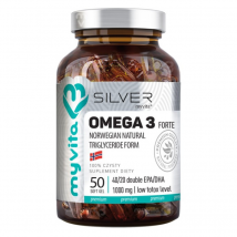 Kwasy Tłuszczowe Omega 3 MyVita Silver pure Omega 3 Forte 50softgels