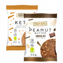 Zestaw Frank&Oli Keto Ciastko Masło Orzechowe + Soft Cookie Peanut Butter Chocolate 50g