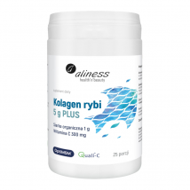 Regeneracja Stawów Kompleks Aliness Kolagen Rybi 5g Plus 25 porcji