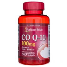 Zdrowe Serce Koenzym Q10 Puritan's Pride CoQ10 100mg 240softgel