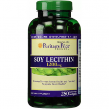 Układ Nerwowy Lecytyna Puritan's Pride Soy Lecithin 1200mg 250softgels