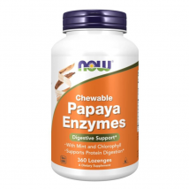 Trawienie Enzymy Trawienne Now Foods Papaya Enzyme 360Chewables