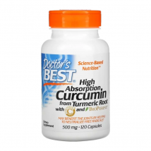 Regeneracja Stawów Kurkumina Piperyna Doctor's Best Curcumin C3 Complex & BioPerine 120vcaps