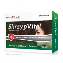 Wsparcie Włosów, Skóry, Paznokci SwissPharm SkrzypVital 60tab