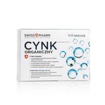 Minerały Cynk SwissPharm Cynk organiczny 60tab