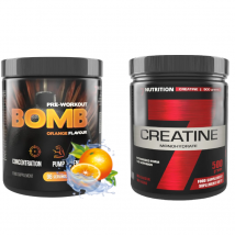 Zestaw 7Nutrition Creatine Monohydrate 500g + BOMB Orange 480g