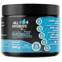 Węglowodany Elektrolity Aliness ALLHydrate Elektrolity 205g