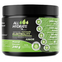 Węglowodany Elektrolity Aliness ALLHydrate Elektrolity Junior 240g