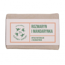 Kosmetyki Naturalne 4 Szpaki Mydło Rozmaryn i Mandarynka 110g