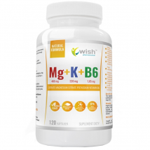 Witaminy i Minerały WISH Mg+K+Vit B6 120vkaps