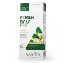 Prawidłowe Trawienie Medica Herbs Morwa biała (1-DNJ) 60kaps