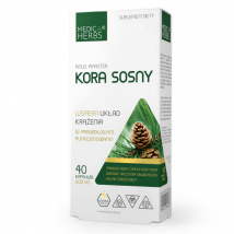 Serce i Układ Krążenia Medica Herbs Kora sosny 60kaps