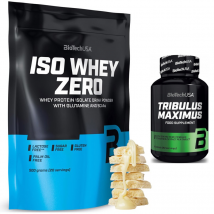 Zestaw BioTechUSA Iso Whey Zero 500g+ Tribulus Maximus 90tab