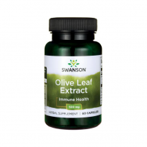 Wsparcie Odporności Liść Oliwy Swanson Olive leaf extract 500mg 60kaps