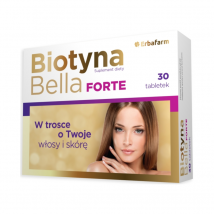 Skóra, Włosy i Paznokcie Erba Farm Biotyna Bella Forte 30tab