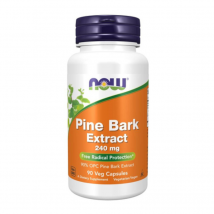 Detoks i Antyoksydanty Now Foods Pine Bark Extract 240mg 90vcaps