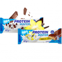 Zestaw 6PAK Protein Wafer Czekoladowy + Protein Wafer Wanilia 40g