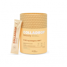 Wsparcie Włosów, Skóry, Paznokci Aura Herbals Colladrop Beauty kolagen 10000mg mango 30 saszetek