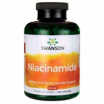 Witaminy B Swanson Niacinamide 500mg 250kaps