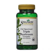 Wsparcie Odporności Kompleks Swanson Triple Mushroom Complex 60kaps
