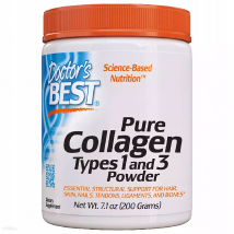 Regeneracja Stawów Kolagen Doctor's Best Collagen Types 1 & 3 Powder 200g