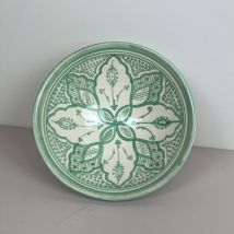 Bols marocains 18 cm - Mint blomst