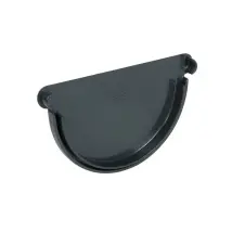 Fond de Naissance Gouttière PVC Demi Ronde à Coller Nicoll Dev 25 cm, Couleur au choix