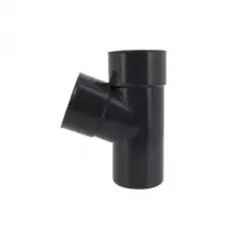 Culotte simple MF pour Gouttière PVC demi-ronde Diamètre 80mm Nicoll, Couleur au choix