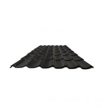 Panneau Tuile isolé 40 à 100 mm Noir JI Permapan PIR RAL 9005 - JORISIDE