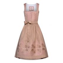Midi Dirndl 65 cm altrosa taupe Beatrix 009900 ~ 38