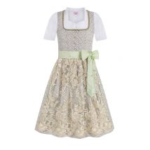 Kinder Dirndl grau gold 013785 ~ 104