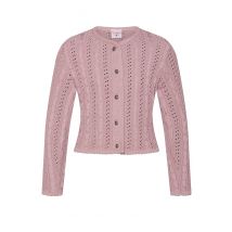 Mädchen Trachten Strickjacke altrosa Modell: Lilly 009521 ~ 116