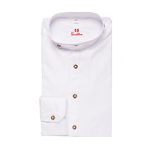 Trachtenhemd weiß SLIMFIT 112449 ~ M (39/40)