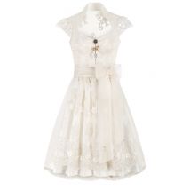 Hochzeitsdirndl midi 70 cm creme Rebecca 016418 ~ 34