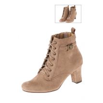 Damen Trachtenstiefel taupe Milena 124700 ~ 41