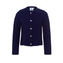 Mädchen Trachten Strickjacke dunkelblau Marina 002386 ~ 116