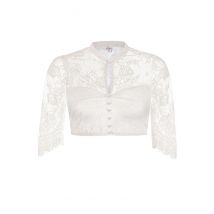 Dirndlbluse Spitze creme Sophia 009079 ~ 34