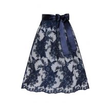 Dirndlschürze Spitze midi 65 cm dunkelblau Urania 014106 ~ S