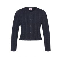 Mädchen Trachten Strickjacke dunkelblau Modell: Lilly 009522 ~ 104