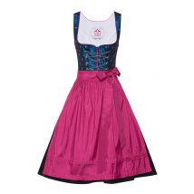 Mini Dirndl 60cm dunkelblau-pink Doreen 132508 ~ 34