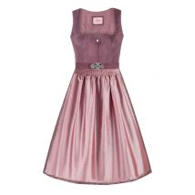 Midi Dirndl 70 cm mauve altrosa Samt Pascal 015079