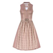 Midi Dirndl 65 cm altrosa beige Denise 010929