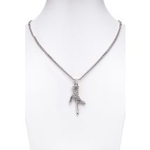 Collier altsilber Hirschgeweih 002947