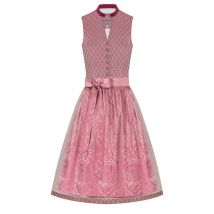 Midi Dirndl 65cm altrosa Valentina 004683 - limitiert