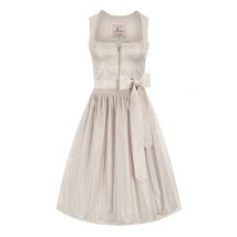 Hochzeitsdirndl midi 70 cm creme Ceana 014208