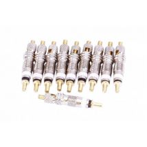 Orange Seal Valve Cores 10 Pieces