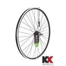 KX Wheels Hybrid Doublewall Q/R Screw On Rim Brake Rear 700c Wheel