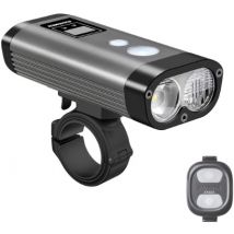 Ravemen PR2000 DuaLens USB Rechargeable Front Light with Remote 2000 Lumens
