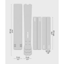 Dyedbro MTB Frame Protection Kit - Clear